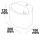 Gips-Wandleuchte G9, oval