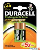 Akku NiMH AA 1, 2V StayCharged (HR06) 2400mAh *Duracell*...