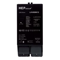 HEP LHV60W12 - LED Netzteil Treiber Trafo CV - 12V/DC - 60W