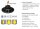 LED Hallenleuchte Pendelleuchte UFO - 160W - kaltweiß - 120°