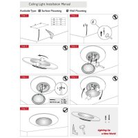 TRANSPARENCY - LED Deckenleuchte Aufbauleuchte quadratisch - 18W - neutralweiß