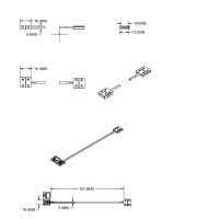 LED Flex Strip zub. IP20 Connector single color 10mm