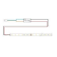 LED ULS831-Flexband, 24V/DC,  9,6W/m (96W), IP20, warmweiss 3100K, 10m/Rolle