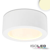 LED Aufbauleuchte LUNA 18W, weiß, rund, DN173, indirektes Licht, warmweiß