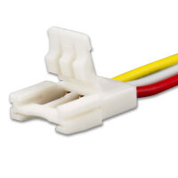 Flexband Clip-Anschluss-Slim 3-polig, weiß, für Breite...