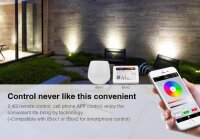 MIBOXER / Mi-Light - LED Flächenstrahler - IP65 -  10W + 7,5W - RGB-WW (RGB-CCT) - steuerbar per Funk und WLAN - 24V/DC