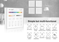 MIBOXER / Mi-Light - Fernbedienung Wandsteuerung Smart Panel - 4 Zonen - RGB-WW (RGB-CCT)