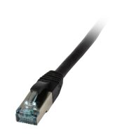 Patchkabel RJ45, CAT6A 500Mhz, 0.5m, schwarz,...