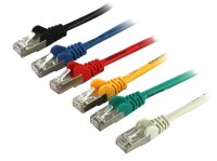 Patchkabel RJ45, 0.5m grau, CAT5e, S-FTP(SF/UTP)