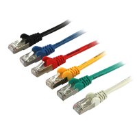 Patchkabel RJ45, 0.25m grau, CAT5e, S-FTP(SF/UTP)