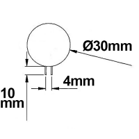 G4 LED 10SMD, 2W, warmweiß, G4 Pin seitlich