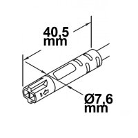 Mini-Plug Anschlusskabel male, 1m, 2x0,75, IP54,...
