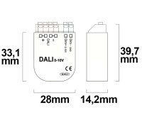 DALI auf 0-10V/1-10V Signal Konverter