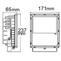 LED Fluter 30W, RGB, IP66, inkl. Funk-Fernbedienung