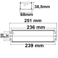 LED PWM-Trafo 24V/DC, 0-240W, 1-10V dimmbar, IP67