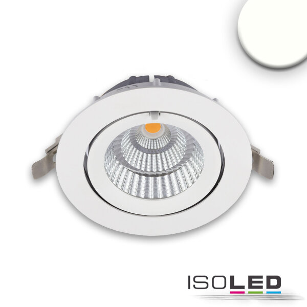 LED Shop-Downlight Sphere, 35W, ausschwenkbar, weiß, neutralweiß