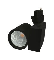 LED Track-Serie für Stromschiene VLA-Serie, schwarz, 40W, 30°, warmweiss 3000K, CRI>90