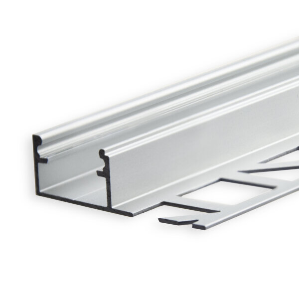 Iluminize LED-Trockenbauprofil SF – 200 Cm, Silber Eloxiert, Für Indirekte Beleuchtung Und Schattenfugen