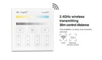 MIBOXER / Mi-Light - Fernbedienung Wandsteuerung Smart Panel - 4 Zonen - dualweiss weissdynamisch CCT CTA